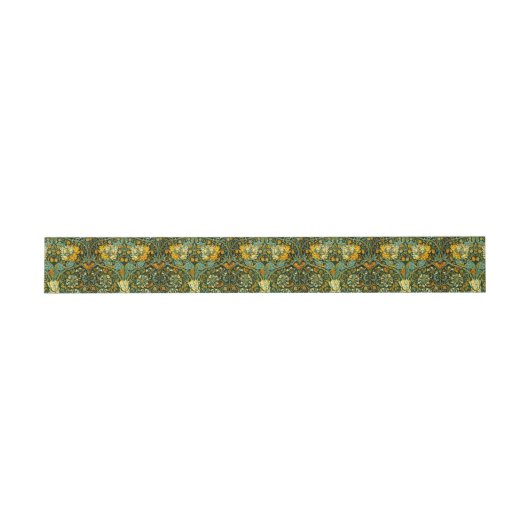 William Morris Antiek Honeysuckle Floral Pattern Uitnodigingen Wikkel (Vlak)