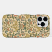 William Morris Antiek Kamperfoelie Bloemmotief iPhone Hoesje (Achterkant horizontaal)