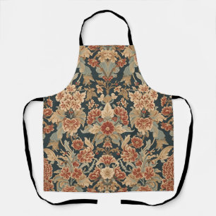 William Morris Antiek Kamperfoelie Bloemmotief Schort