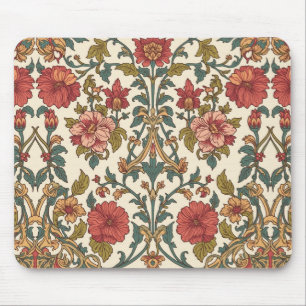 William Morris Antiek Kamperfoelie Bloempatroon Muismat