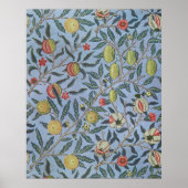 William Morris - Antiek vruchten of granaatappel Poster (Voorkant)