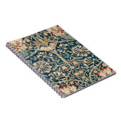 William Morris Antieke Kamperfoelie Bloem Notitieboek (Rechterzijde)