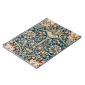 William Morris Antieke Kamperfoelie Bloem Notitieboek (Linkerzijde)