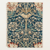 William Morris Antieke Kamperfoelie Bloem Planner (Voorkant)