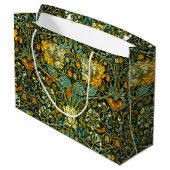 William Morris Antieke Kamperfoelie Bloemmotief Groot Cadeauzakje (Achterkant Gekanteld)