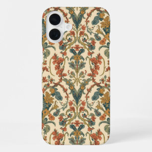 William Morris Antieke Kamperfoelie Bloemmotief iPhone 16 Plus Hoesje