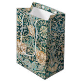 William Morris Antieke Kamperfoelie Bloemmotief Medium Cadeauzakje (Voorkant Gekanteld)