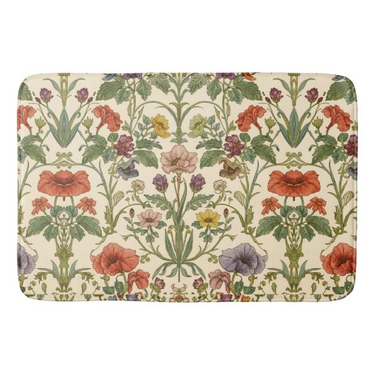 William Morris antieke Pimpernel Pre-Raphaeliet Badmat (Voorkant)
