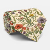 William Morris antieke Pimpernel Pre-Raphaeliet Stropdas (Opgerold)