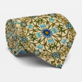 William Morris Antique 1873 Vine & Floral Pattern Stropdas (Opgerold)