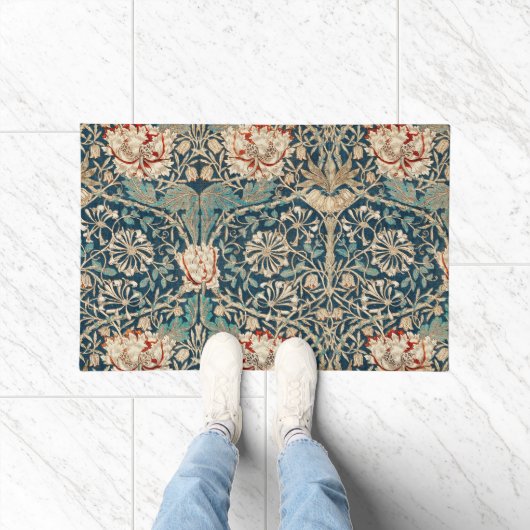 William Morris Antique Honeysuckle Floral Deurmat (Binnen)