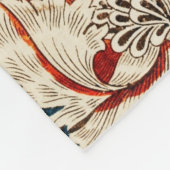 William Morris Antique Honeysuckle Floral Fleece Deken (Hoek)
