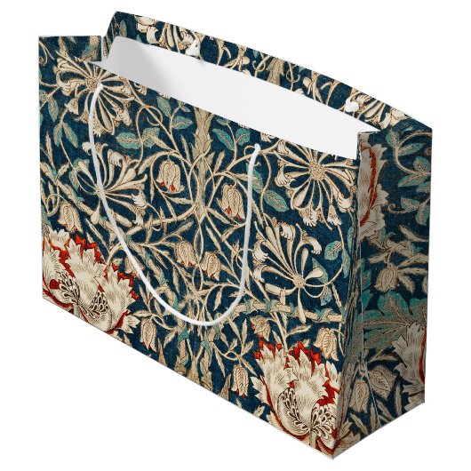 William Morris Antique Honeysuckle Floral Groot Cadeauzakje (Achterkant Gekanteld)