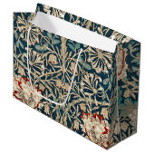 William Morris Antique Honeysuckle Floral Groot Cadeauzakje (Voorkant Gekanteld)