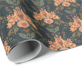 William Morris Antique Honeysuckle Floral Pattern Cadeaupapier (Rol Hoek)