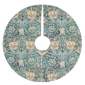 William Morris Antique Honeysuckle Floral Pattern Kerstboom Rok (Voorkant)