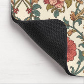 William Morris Antique Honeysuckle Floral Pattern Muismat (Hoek)