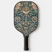 William Morris Antique Honeysuckle Floral Pickleball Paddle (Voorkant)