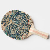 William Morris Antique Honeysuckle Floral Tafeltennisbatje (Zijkant)