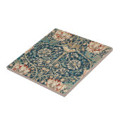 William Morris Antique Honeysuckle Floral Tegeltje (Zijkant)