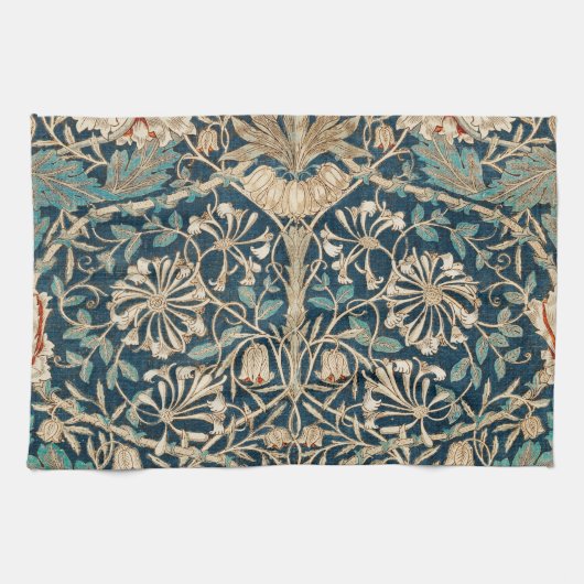 William Morris Antique Honeysuckle Floral Theedoek (Horizontaal)