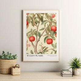 William Morris Appels en Bloesems Poster