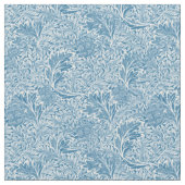 William Morris Apple Blue Pattern Stof (Close Up)