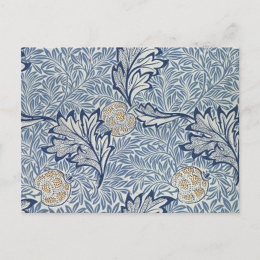 William Morris Apple Flower Floral Design Briefkaart (Voorkant)