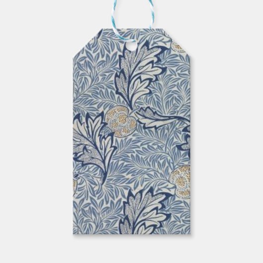 William Morris Apple Flower Floral Design Cadeaulabel (Voorkant)