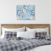 William Morris Apple Flower Floral Design Canvas Afdruk (Insitu (Slaapkamer))