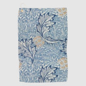 William Morris Apple Flower Floral Design Golfhanddoek (Voorkant)