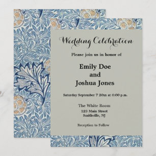 William Morris Apple Flower Floral Design Kaart