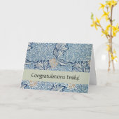 William Morris Apple Flower Floral Design Kaart (Gele Bloem)