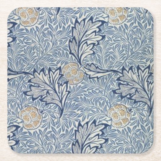 William Morris Apple Flower Floral Design Kartonnen Onderzetters (Voorkant)
