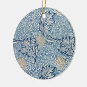 William Morris Apple Flower Floral Design Keramisch Ornament (Links)