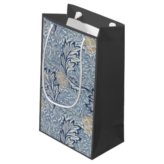 William Morris Apple Flower Floral Design Klein Cadeauzakje (Achterkant Gekanteld)