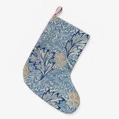 William Morris Apple Flower Floral Design Kleine Kerstsok (Voorkant (Hangend))