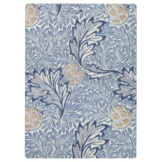 William Morris Apple Flower Floral Design Klembord (Achterkant)