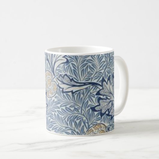 William Morris Apple Flower Floral Design Koffiemok (Voorkant rechts)