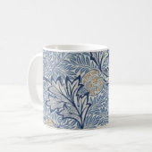 William Morris Apple Flower Floral Design Koffiemok (Voorkant links)