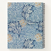 William Morris Apple Flower Floral Design Notitieboek (Achterkant)