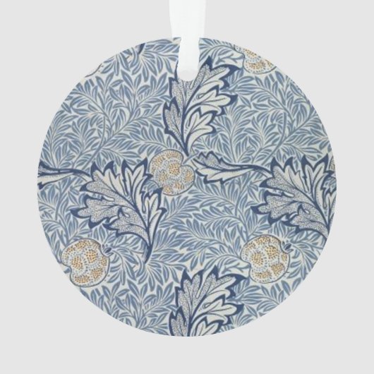 William Morris Apple Flower Floral Design Ornament (achterkant)
