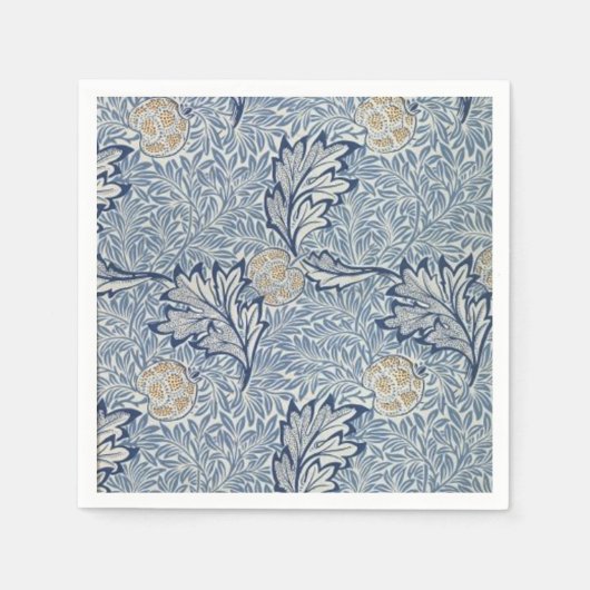 William Morris Apple Flower Floral Design Servet (Voorkant)