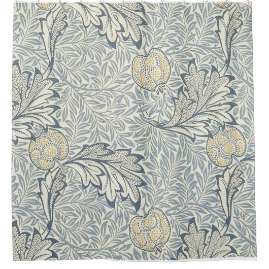 William Morris Apple Pattern Shower Curtain. Douchegordijn (Voorkant)