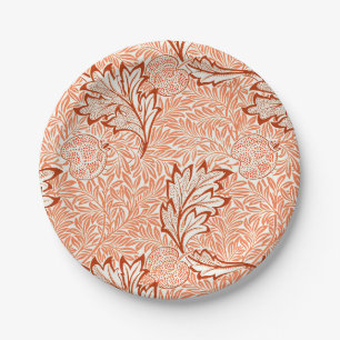 William Morris Apple Vintage Botanisch Patroon Papieren Bordje