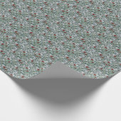 William Morris Arbutus  rode bessen bladeren Cadeaupapier (Hoek)