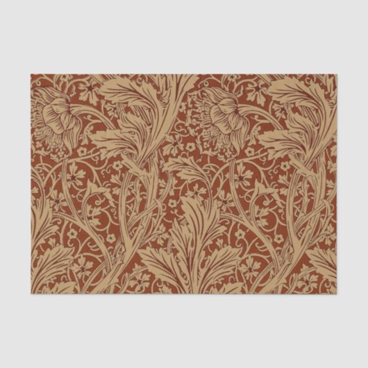 William Morris Arcadia Bloem Tuin Bloem Classi Tissuepapier (Voorkant)