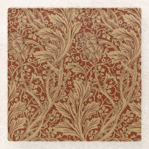 William Morris Arcadia Bloementuin Bloem Classi Glazen Onderzetter