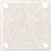 William Morris Arcadia Bloementuin Bloem Classi Glazen Onderzetter (Achterkant)