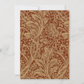 William Morris Arcadia Bloementuin Bloem Classi Kaart (Achterkant)